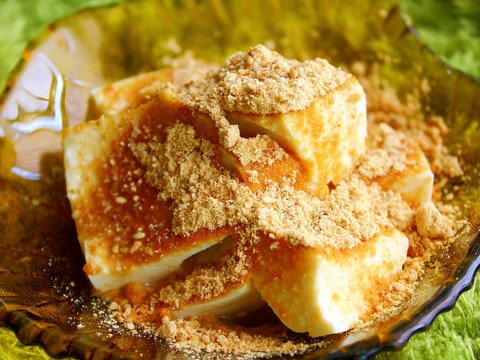 豆腐ときな粉で30秒デザート